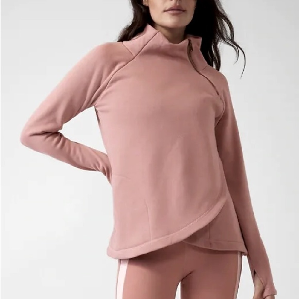 Athleta Cozy Karma Twist Neck Sweatshirt NEW WITH TAGS